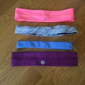 Set of 4 lululemon headbands